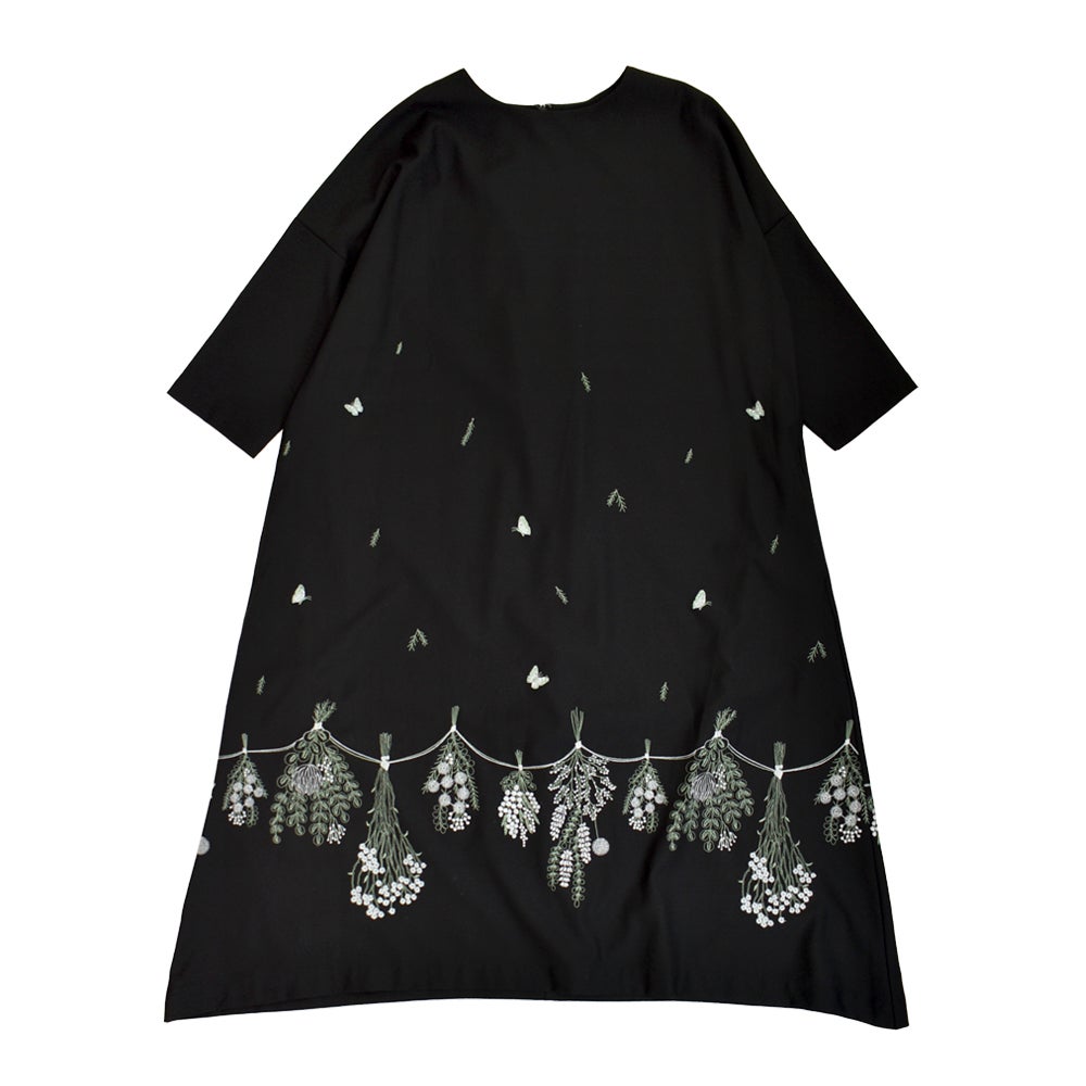 マーブルシュッド (marble SUD) EMB swag(TR) Backタックワンピース