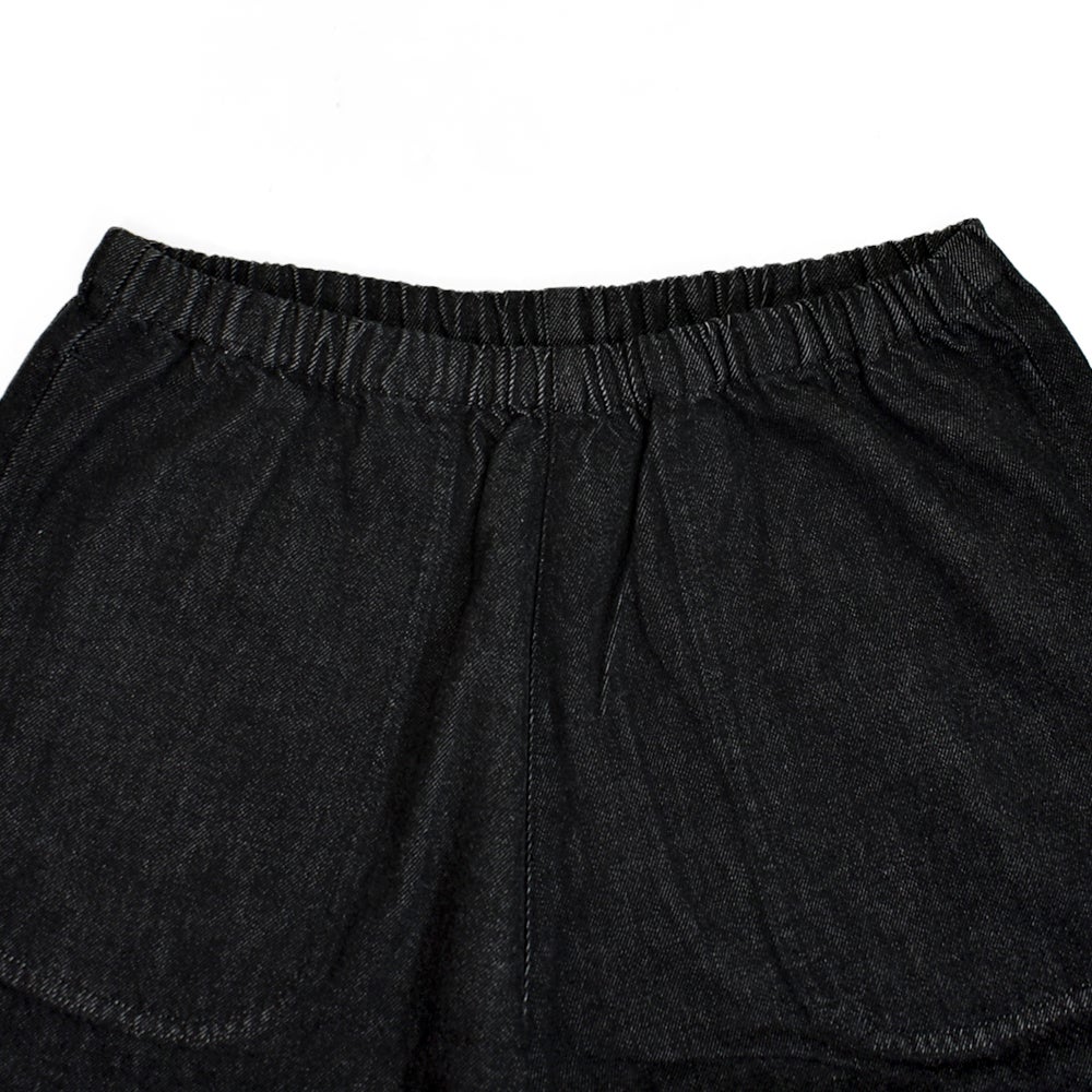 ダントン (DANTON) Women’s Black Denim Easy Pants ブラックデニムパンツ イージーパンツ クロップド丈 テーパード JD-2540KBK