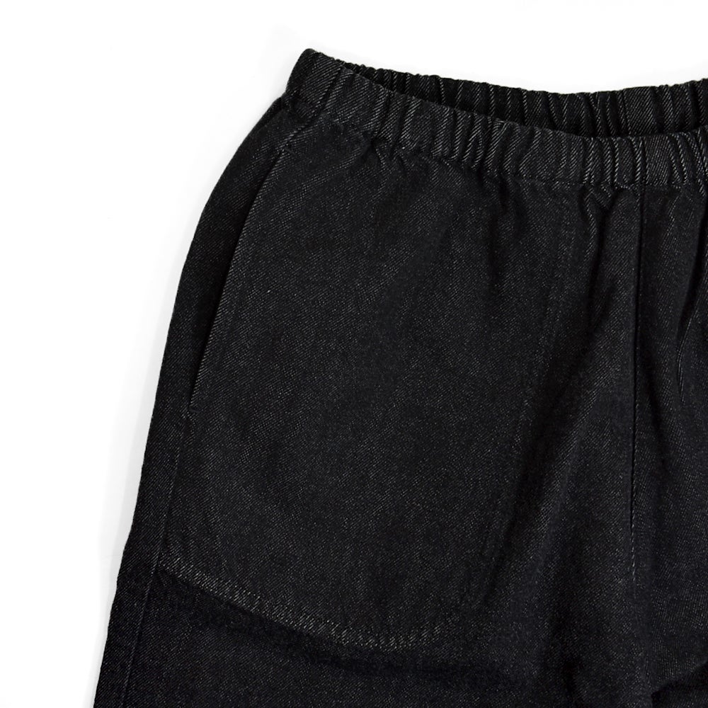 ダントン (DANTON) Women’s Black Denim Easy Pants ブラックデニムパンツ イージーパンツ クロップド丈 テーパード JD-2540KBK