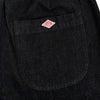 ダントン (DANTON) Women’s Black Denim Easy Pants ブラックデニムパンツ イージーパンツ クロップド丈 テーパード JD-2540KBK