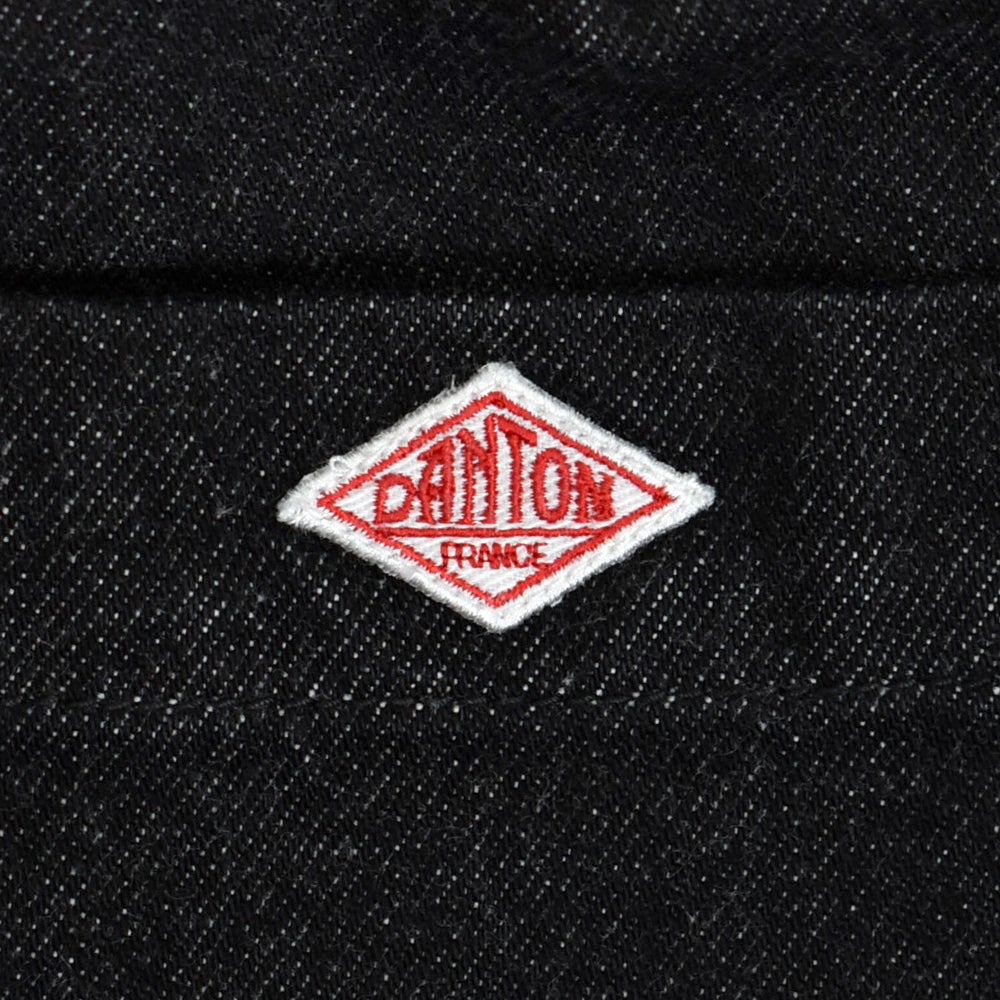 ダントン (DANTON) Women’s Black Denim Easy Pants ブラックデニムパンツ イージーパンツ クロップド丈 テーパード JD-2540KBK