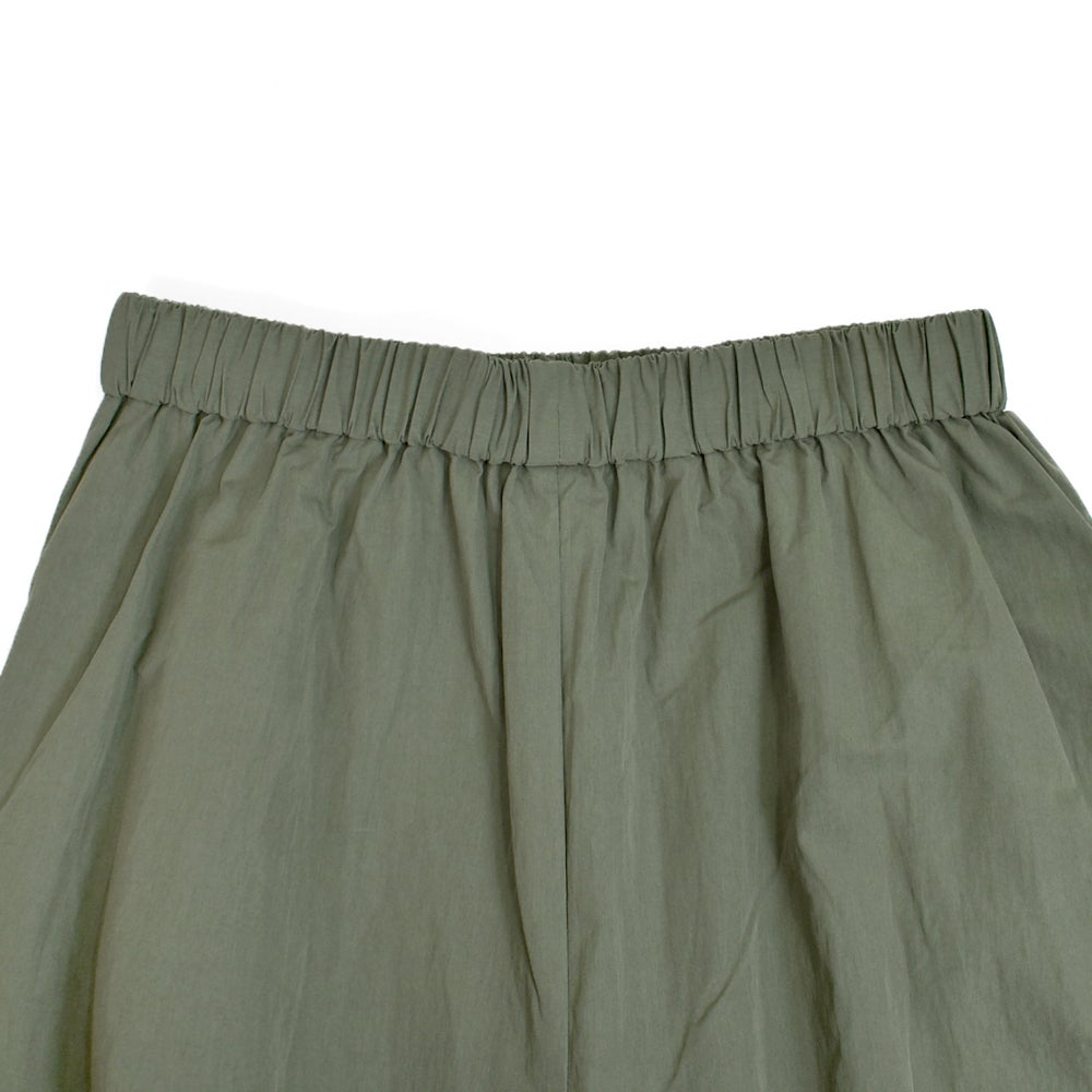 マオメイド (MAOMADE) 裾タック＆ドロスト ボリューミーパンツ コットンナイロンパンツ 611302