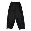 マオメイド (MAOMADE) 裾タック＆ドロスト ボリューミーパンツ コットンナイロンパンツ 611302 99.ブラック