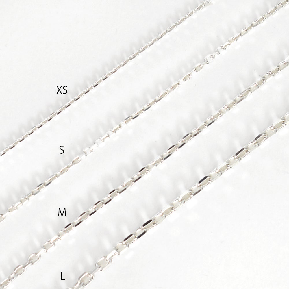 ラリースミス (LARRY SMITH) INFINITY HOOK CABLE CHAIN, EXTRA SMALL, 70cm シルバーチェーン XS70cm OT-0038-70