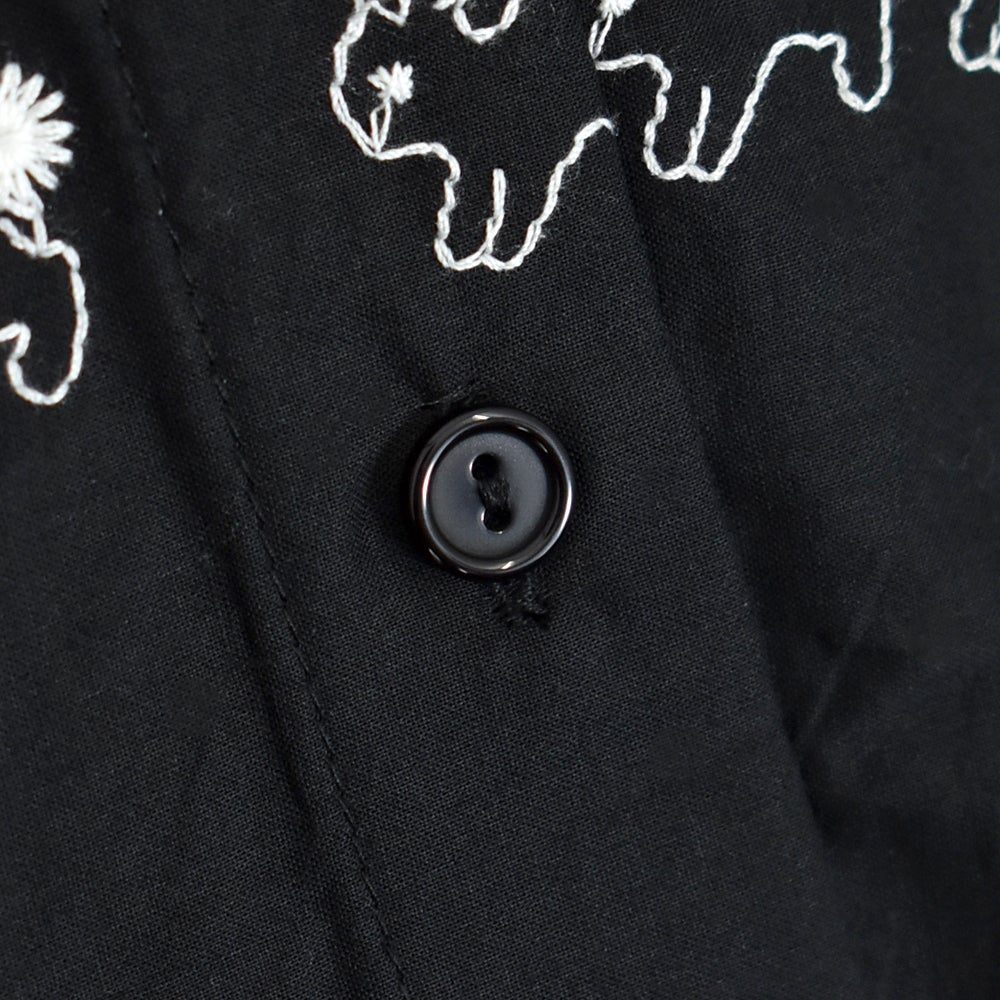 マーブルシュッド (marble SUD) うさぎLOTS 2WAYブラウス うさぎ刺繍ブラウス 前後2way シャツ 05GS083009