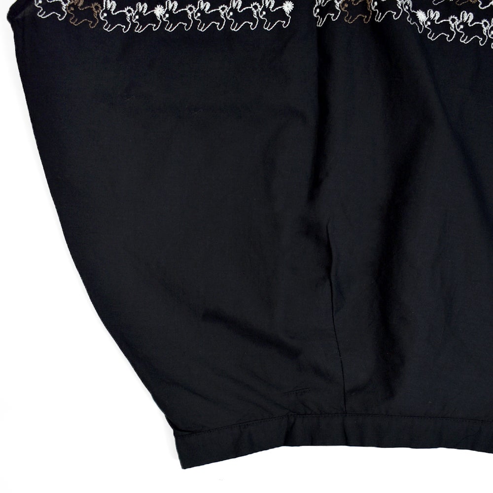 マーブルシュッド (marble SUD) うさぎLOTS 2WAYブラウス うさぎ刺繍ブラウス 前後2way シャツ 05GS083009