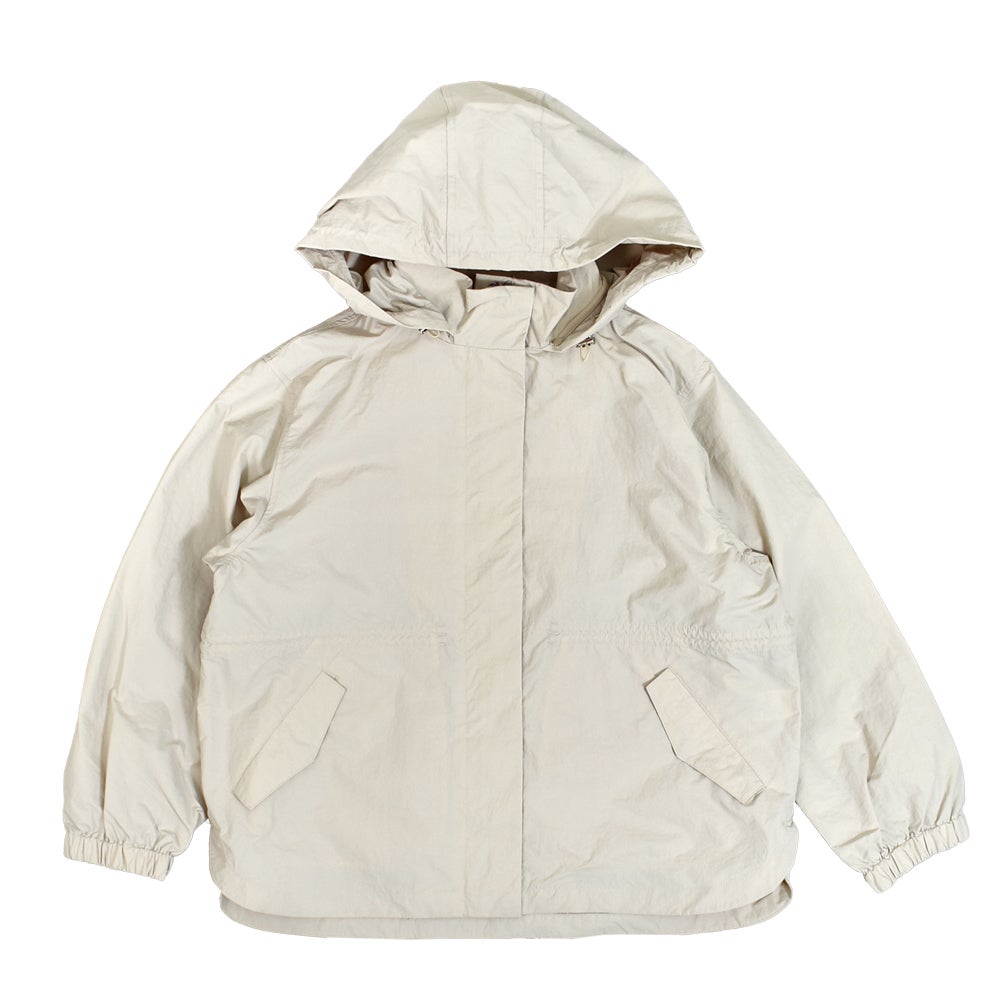 ポンデシャロン (PONT DE CHALONS) 撥水フード付マウンテンパーカー ジャケット ライトアウター フード取り外し可能 22610114 33.ベージュ