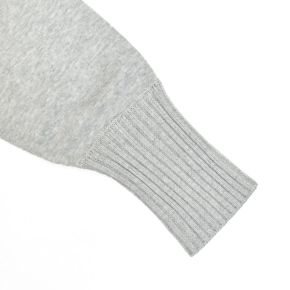 マオメイド (MAOMADE) 再登場!!! 着回し力 バツグン 異ゲージリブ プルオーバー 長袖コットンニット 611108