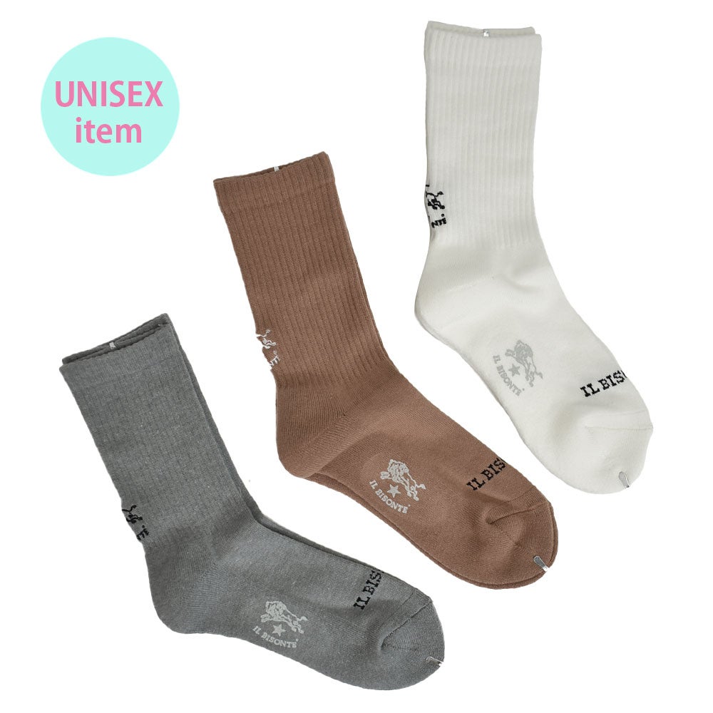 イルビゾンテ (IL BISONTE) ソックス 靴下 ロゴ 54262-3-05683