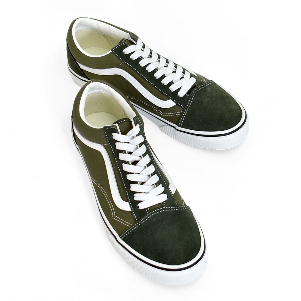 バンズ/ヴァンズ (VANS) OLD SKOOL 2-TONE Obsidian Fern オールドスクール 靴 ローカットスニーカー VN000D7ZFRN