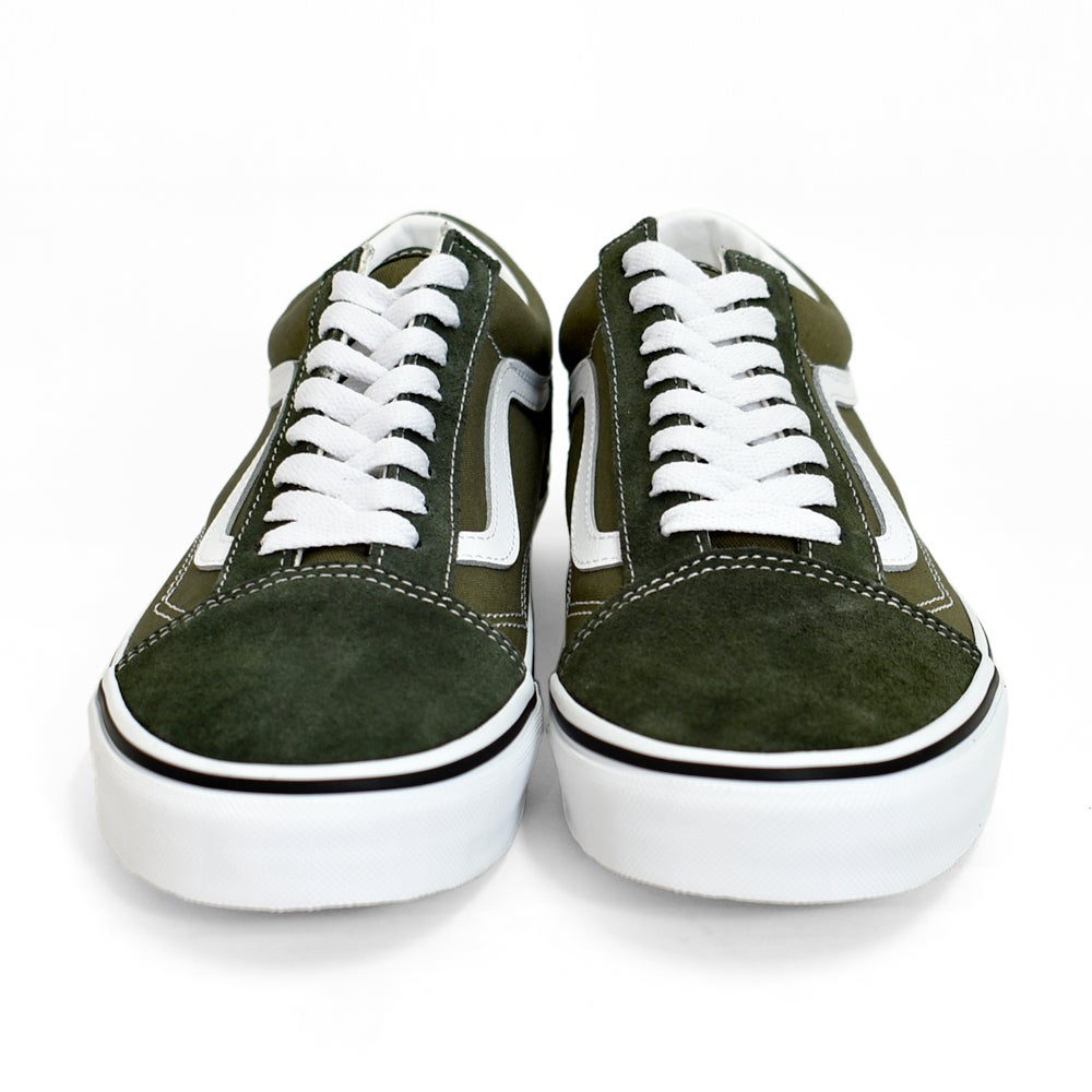 バンズ/ヴァンズ (VANS) OLD SKOOL 2-TONE Obsidian Fern オールドスクール 靴 ローカットスニーカー VN000D7ZFRN