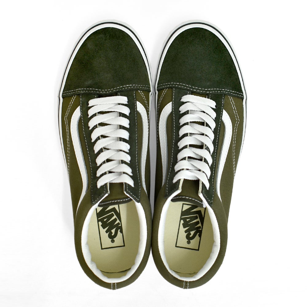 バンズ/ヴァンズ (VANS) OLD SKOOL 2-TONE Obsidian Fern オールドスクール 靴 ローカットスニーカー VN000D7ZFRN