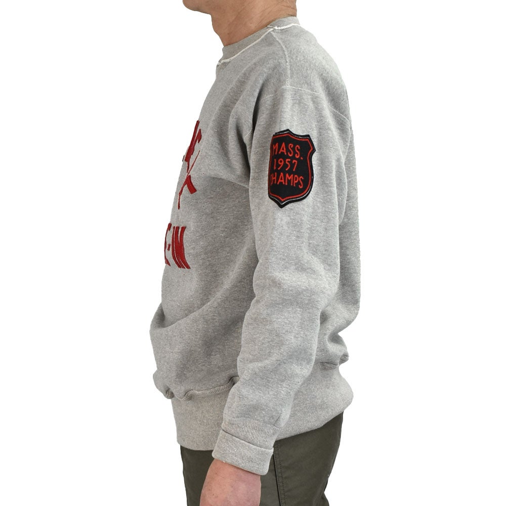 ウエアハウス (WAREHOUSE) Lot 401 EDGEMERE 長袖プリントトレーナー スウェットシャツ