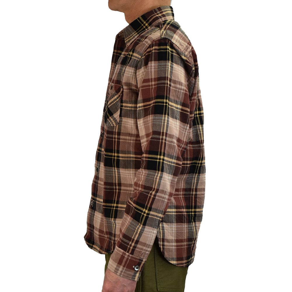 デラックスウエア (DELUXEWARE) VINTAGE RED CHECK 長袖チェックシャツ デラックスウエア (DELUXEWARE) VINTAGE RED CHECK 長袖チェックシャツ