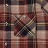 デラックスウエア (DELUXEWARE) VINTAGE RED CHECK 長袖チェックシャツ スルーサージ LV-33