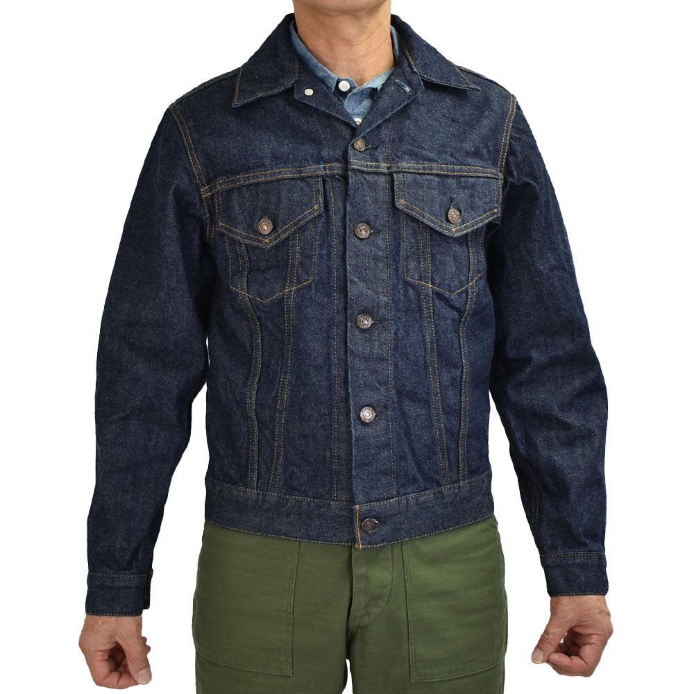 ファーイーストマニュファクチャリング (FAR EAST MANUFACTURING) TRUCKER JACKET トラッカージャケット デニムジャケット ジージャン サードモデル 70712-FEM-G001ST MANUFACTURING) TRUCKER JACKET デニムジャケット ジージャン サードモデル 70712-FEM-G001