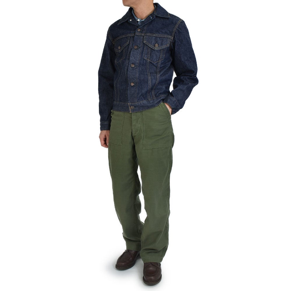 ファーイーストマニュファクチャリング (FAR EAST MANUFACTURING) TRUCKER JACKET トラッカージャケット デニムジャケット ジージャン サードモデル 70712-FEM-G001ST MANUFACTURING) TRUCKER JACKET デニムジャケット ジージャン サードモデル 70712-FEM-G001