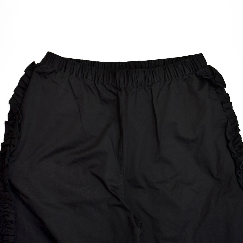 ブリスバンチ (Bliss bunch) サイドフリル切替ワイドパンツ コットンツイルパンツ K761-265