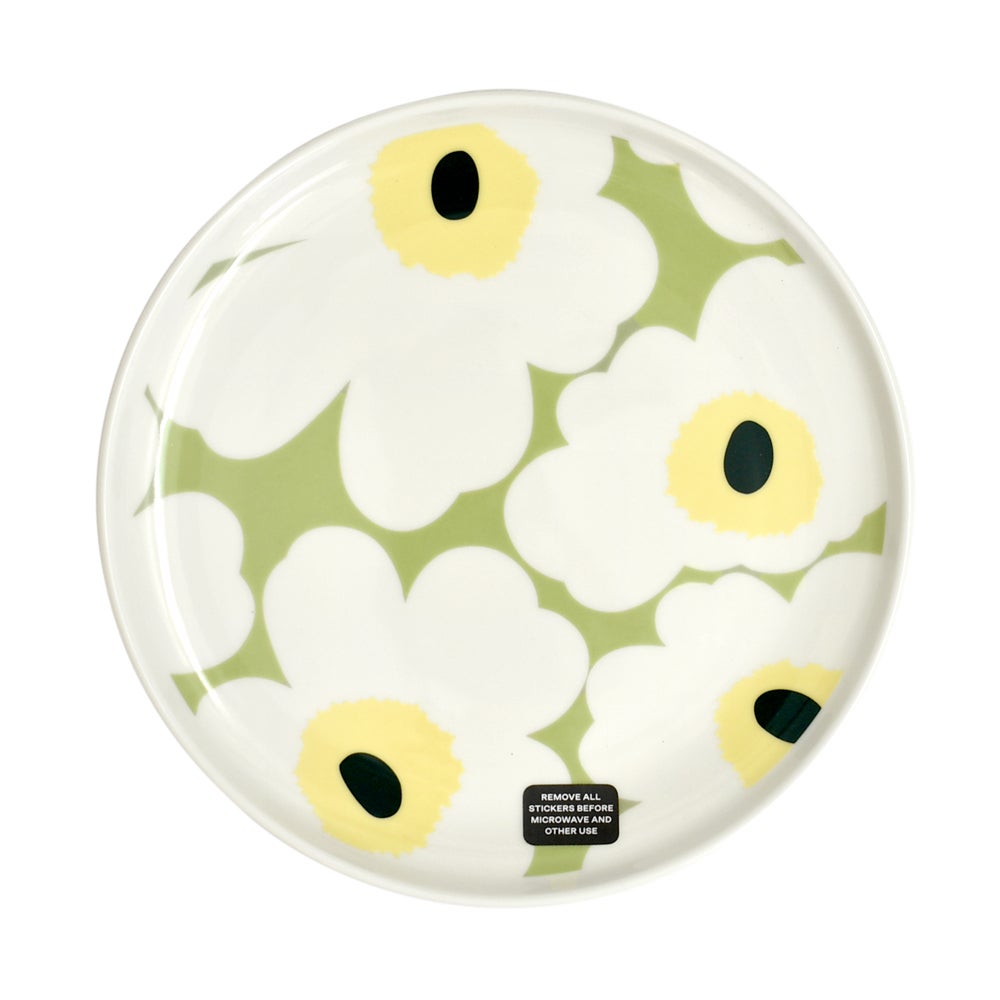 マリメッコ (marimekko) 【アジア限定】Unikko プレート 20cm ウニッコ 食器 プレート お皿 花 ギフト 52263-4-75515 52263475515 41.ライトグリーン×オフホワイト
