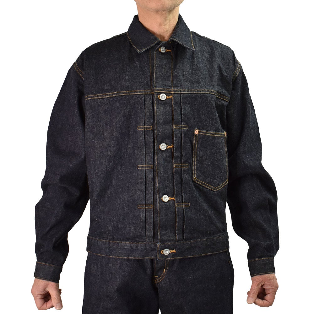 ストラスバーガー (STRASSBURGER&Co.) JUMBO 14.5oz SELVEDGE 1st DENIM JACKET WWⅡ セルビッチ 1st デニムジャケット WWⅡ 大戦モデル ファーストデニムジャケット ジージャン SBJ-145-301