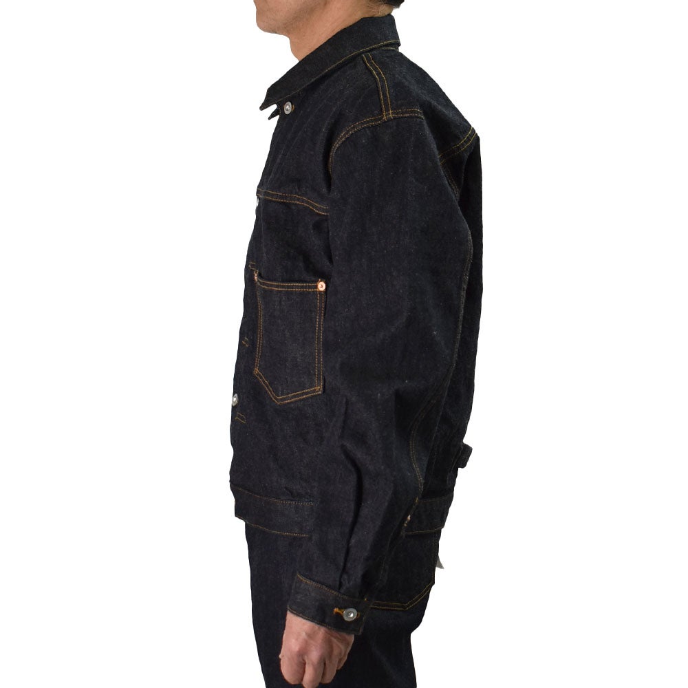 ストラスバーガー (STRASSBURGER&Co.) JUMBO 14.5oz SELVEDGE 1st DENIM JACKET WWⅡ セルビッチ 1st デニムジャケット WWⅡ 大戦モデル ファーストデニムジャケット ジージャン SBJ-145-301