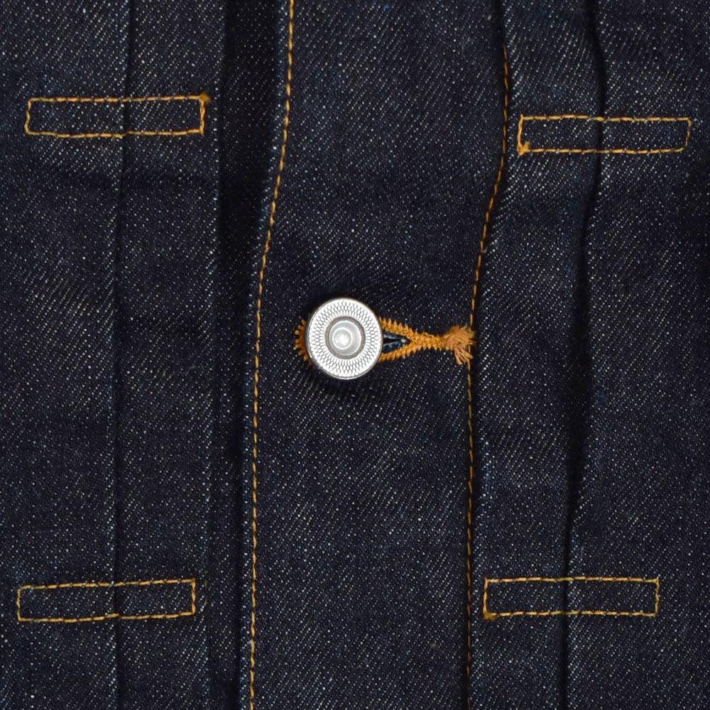 ストラスバーガー (STRASSBURGER&Co.) JUMBO 14.5oz SELVEDGE 1st DENIM JACKET WWⅡ セルビッチ 1st デニムジャケット WWⅡ 大戦モデル ファーストデニムジャケット ジージャン SBJ-145-301