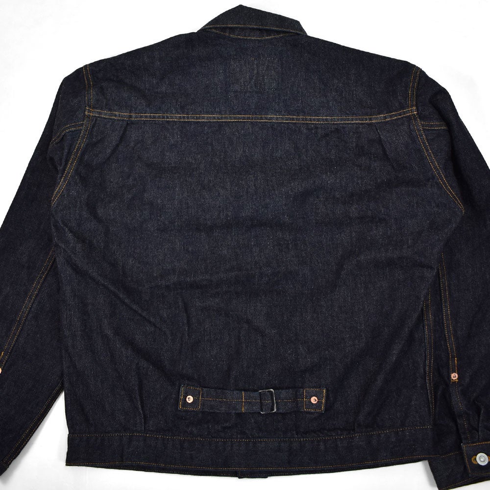 ストラスバーガー (STRASSBURGER&Co.) JUMBO 14.5oz SELVEDGE 1st DENIM JACKET WWⅡ セルビッチ 1st デニムジャケット WWⅡ 大戦モデル ファーストデニムジャケット ジージャン SBJ-145-301
