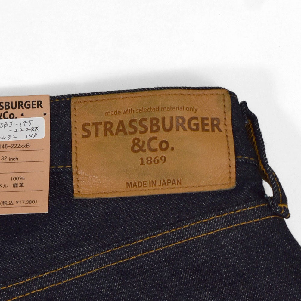 ストラスバーガー (STRASSBURGER&Co.) JUMBO 14.5oz SELVEDGE STRAIGHT JEANS セルビッチ ストレートジーンズ デニムパンツ ジーパン SBJ-145-222xx