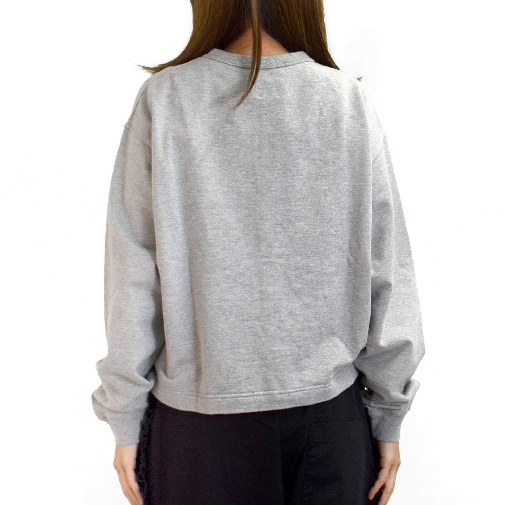 ダントン (DANTON) Women's Dot Button Crew Neck Cardigan 長袖コットンカーディガン DT-C0405CIN