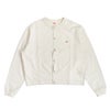 ダントン (DANTON) Women's Dot Button Crew Neck Cardigan 長袖コットンカーディガン DT-C0405CIN TOP ECRU