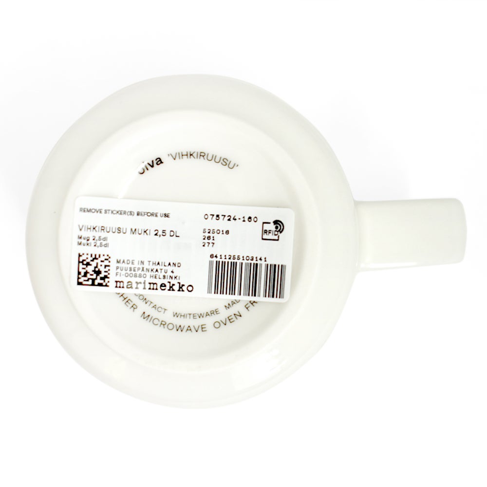 マリメッコ (marimekko) Vihkiruusu マグカップ 250ml 食器 ギフト ヴィヒキルース ウエディングローズ 52263-4-75724 52263475724