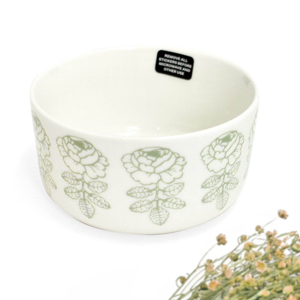 マリメッコ (marimekko) Vihkiruusu ボウル 500ml 食器 ギフト ヴィヒキルース ウエディングローズ お皿 52263-4-75726 52263475726