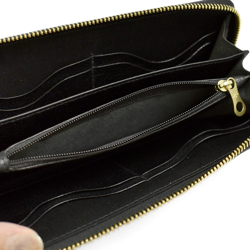 イルビゾンテ (IL BISONTE) ジップアラウンド ロングウォレット 長財布 レザー 54202-3-04240 54202304240