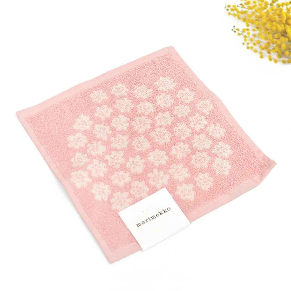マリメッコ (marimekko) 【日本限定】Puketti ミニタオル 26×26cm ハンドタオル プケッティ 花束 52269-4-75503 52269475503