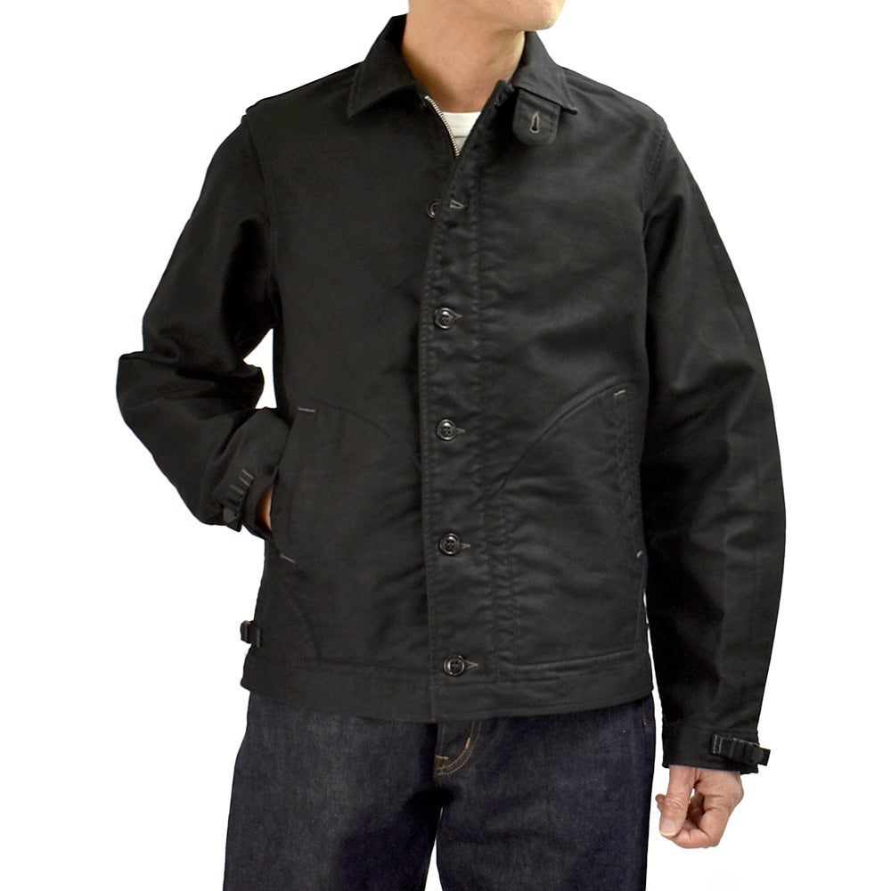 フリーホイーラーズ (FREEWHEELERS) DECK WORKER JACKET Original High Density Jungle Cloth ミリタリーコットンジャケット ライトアウター 2621005