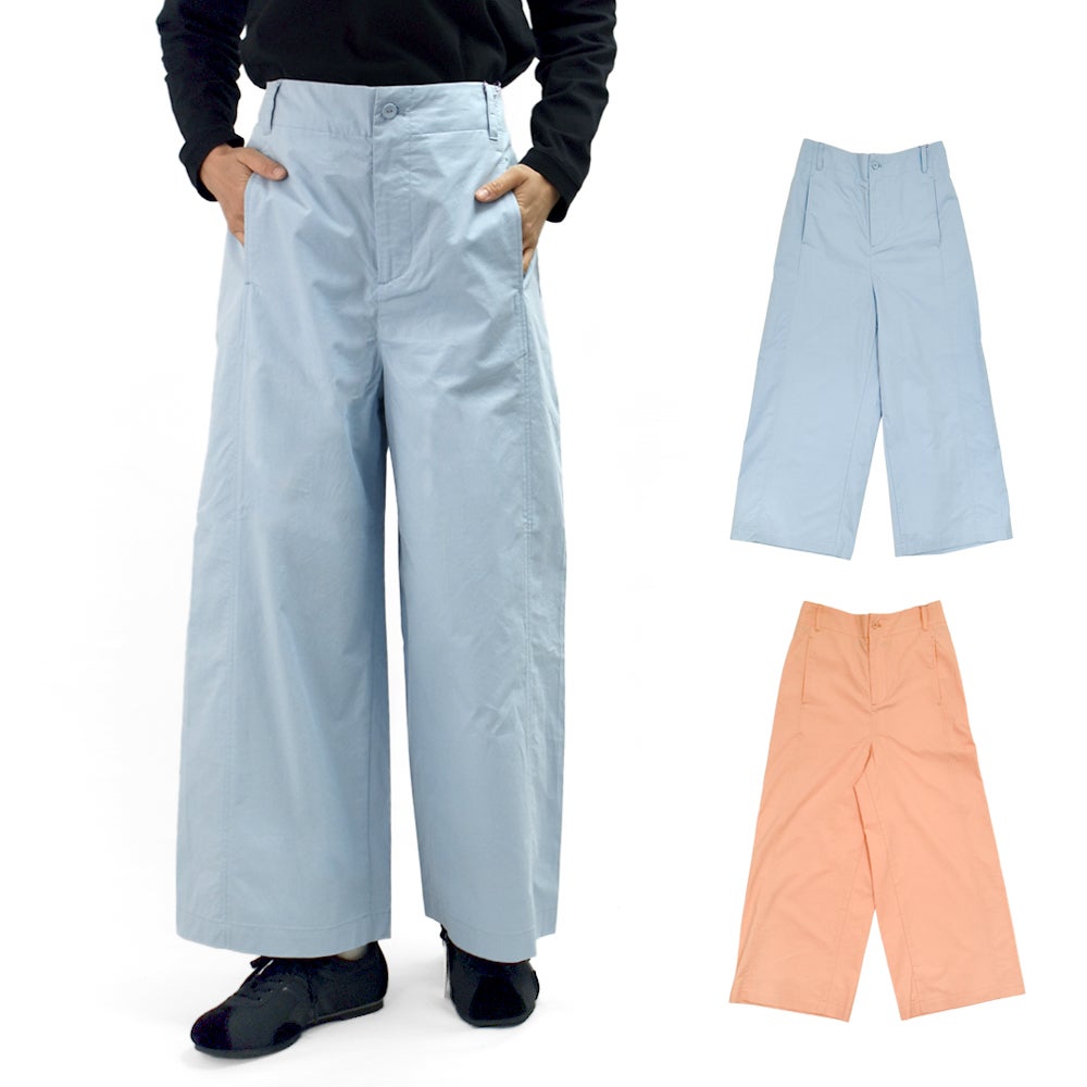 ポンデシャロン (PONT DE CHALONS) シームポケットクロップドパンツ コットンパンツ 22615316