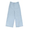 ポンデシャロン (PONT DE CHALONS) シームポケットクロップドパンツ コットンパンツ 22615316 23.サックス