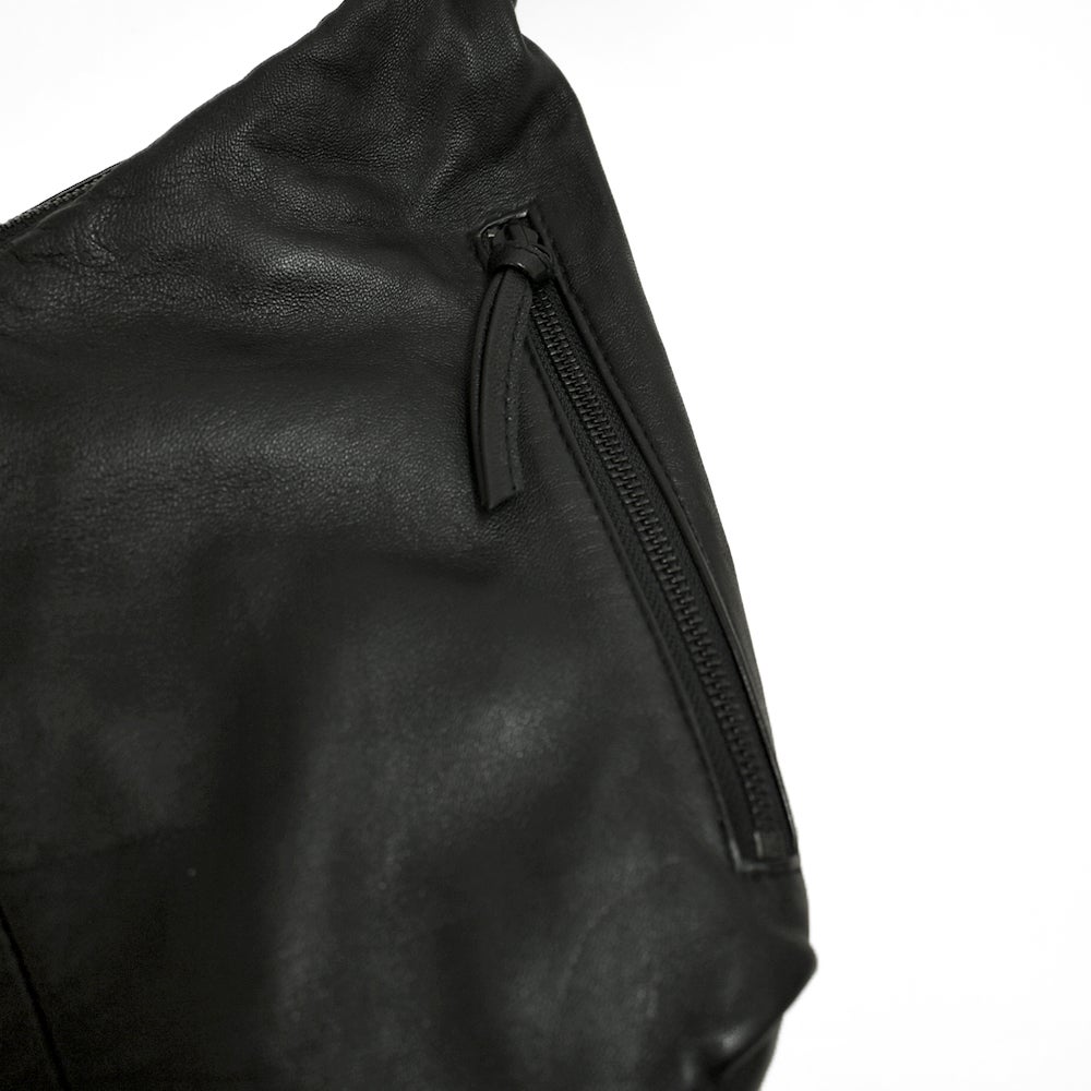 アインソフ (Ain Soph) シープレザー 2WAY ショルダーバッグ MLサイズ 鞄 レザーショルダーバッグ 斜め掛けバッグ 黒 ASE1843-PKS