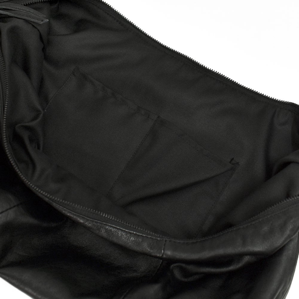 アインソフ (Ain Soph) シープレザー 2WAY ショルダーバッグ MLサイズ 鞄 レザーショルダーバッグ 斜め掛けバッグ 黒 ASE1843-PKS