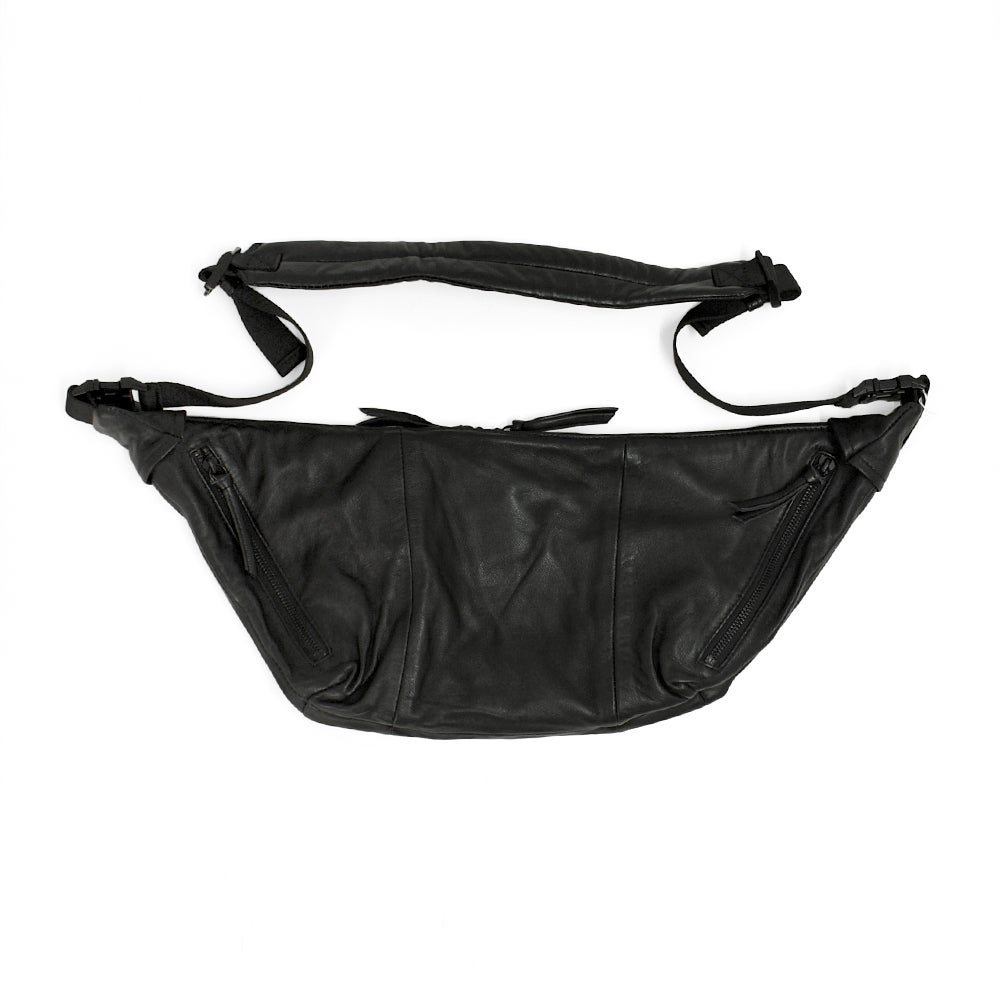 アインソフ (Ain Soph) シープレザー 2WAY ショルダーバッグ SLサイズ 鞄 レザーショルダーバッグ 斜め掛けバッグ 黒 (244016) ASE1844-PKS