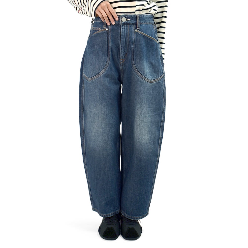 カフェッティ (Cafetty) デザインカーブパンツ デニムパンツ ジーンズ ジーパン CF-0608