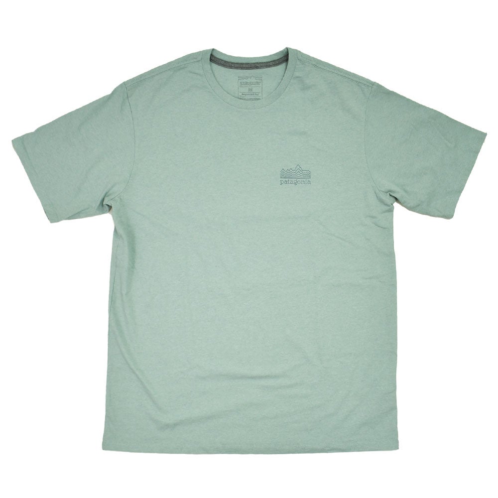 パタゴニア (PATAGONIA) メンズ ストラタスパイア レスポンシビリティー M's Strataspire Responsibili-Tee 半袖プリントTシャツ 37839 THI(Thin Ice)