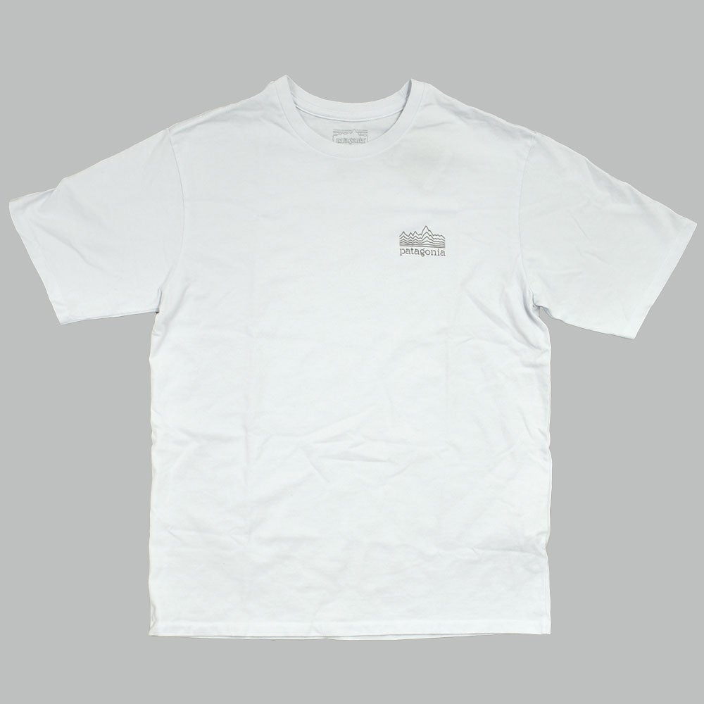 パタゴニア (PATAGONIA) メンズ ストラタスパイア レスポンシビリティー M's Strataspire Responsibili-Tee 半袖プリントTシャツ 37839 WHITE