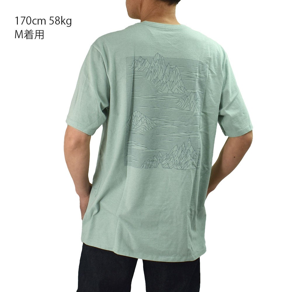 パタゴニア (PATAGONIA) メンズ ストラタスパイア レスポンシビリティー M's Strataspire Responsibili-Tee 半袖プリントTシャツ 37839 THI(Thin Ice)