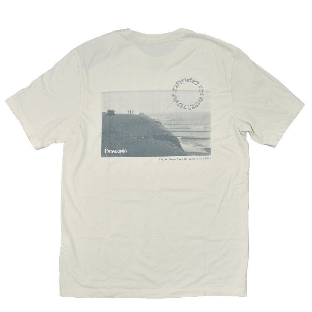 パタゴニア (PATAGONIA) メンズ ウォーター ピープル スポッター Tシャツ M's Strataspire Responsibili-Tee 半袖プリントTシャツ 37842 UDNL(Undyed Natural)