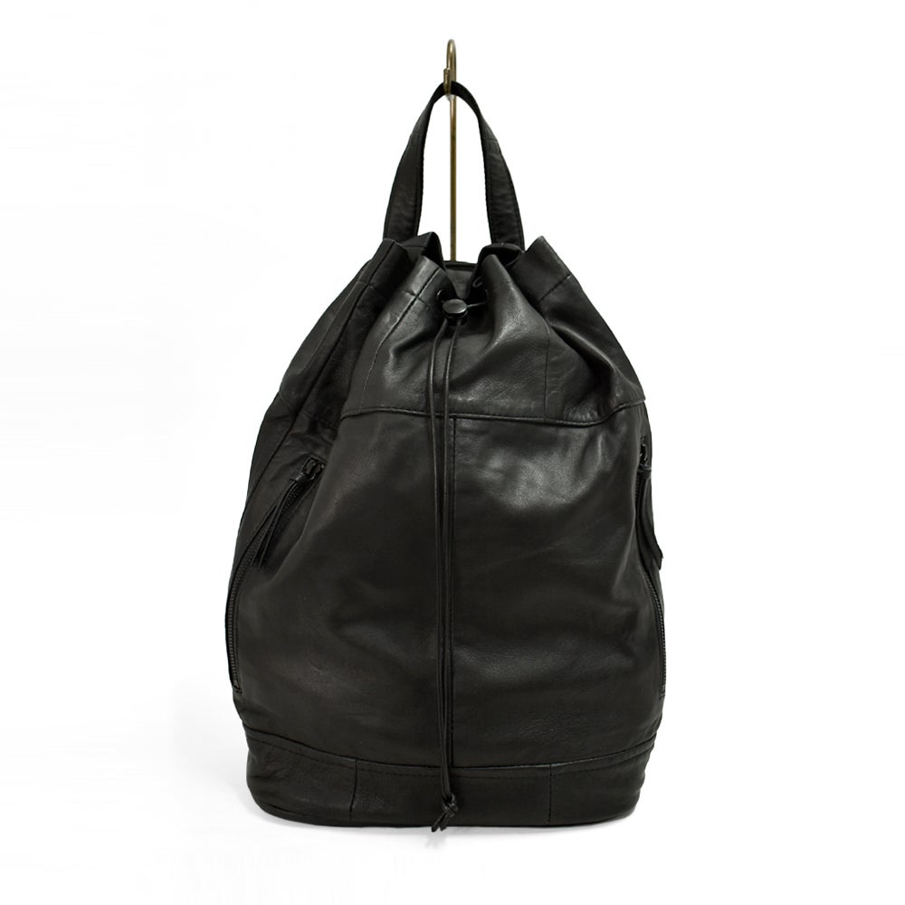 アインソフ (Ain Soph) シープレザー リュック 鞄 レザーリュックサック バックパック 黒 (244018) ASE1845-PKS