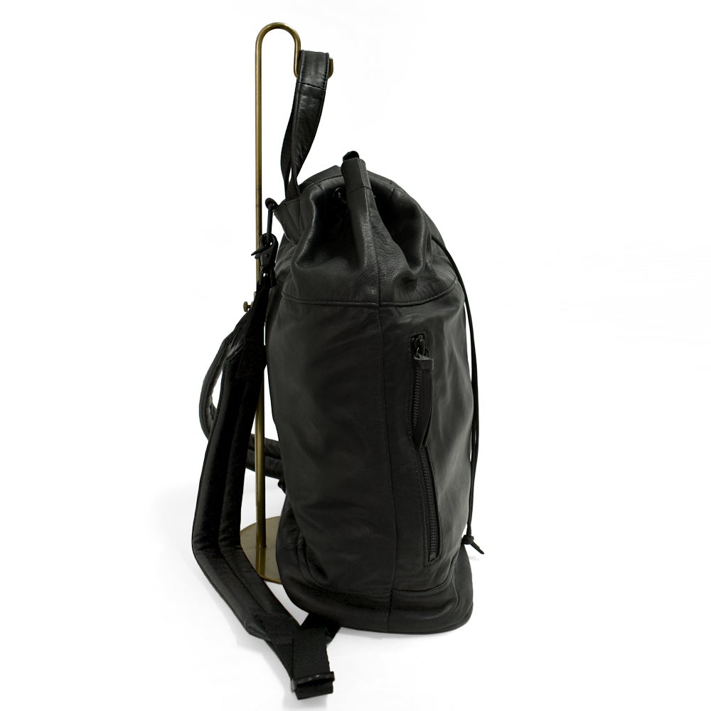 アインソフ (Ain Soph) シープレザー リュック 鞄 レザーリュックサック バックパック 黒 (244018) ASE1845-PKS