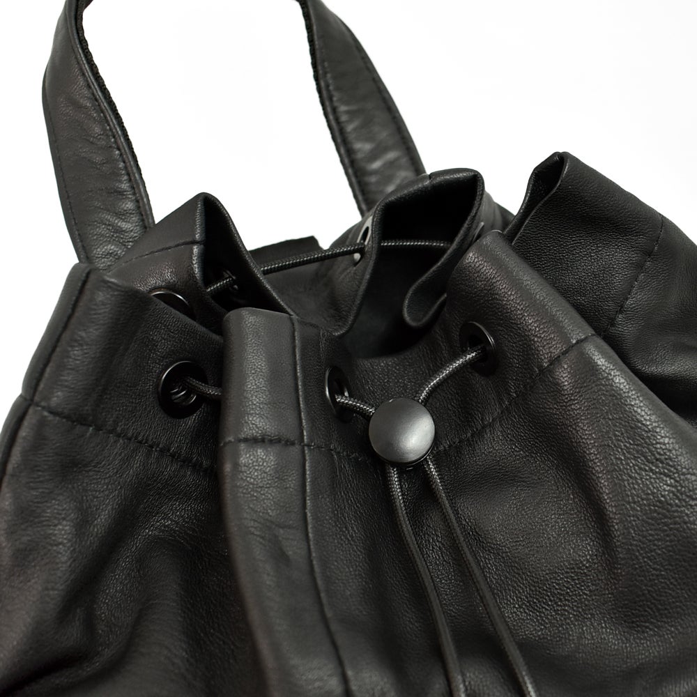 アインソフ (Ain Soph) シープレザー リュック 鞄 レザーリュックサック バックパック 黒 (244018) ASE1845-PKS