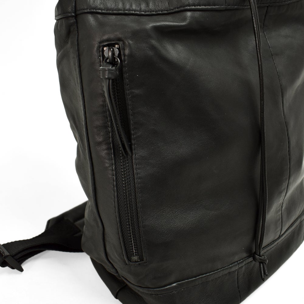 アインソフ (Ain Soph) シープレザー リュック 鞄 レザーリュックサック バックパック 黒 (244018) ASE1845-PKS