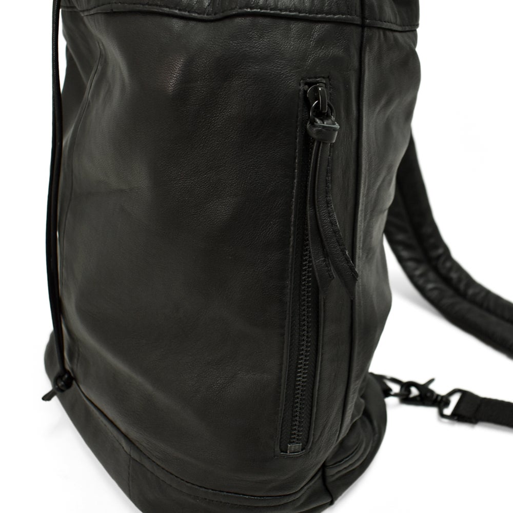 アインソフ (Ain Soph) シープレザー リュック 鞄 レザーリュックサック バックパック 黒 (244018) ASE1845-PKS